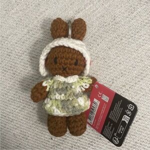 Brown Miffy keychain